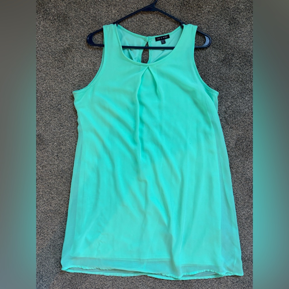 Mint Green Sleeveless dress